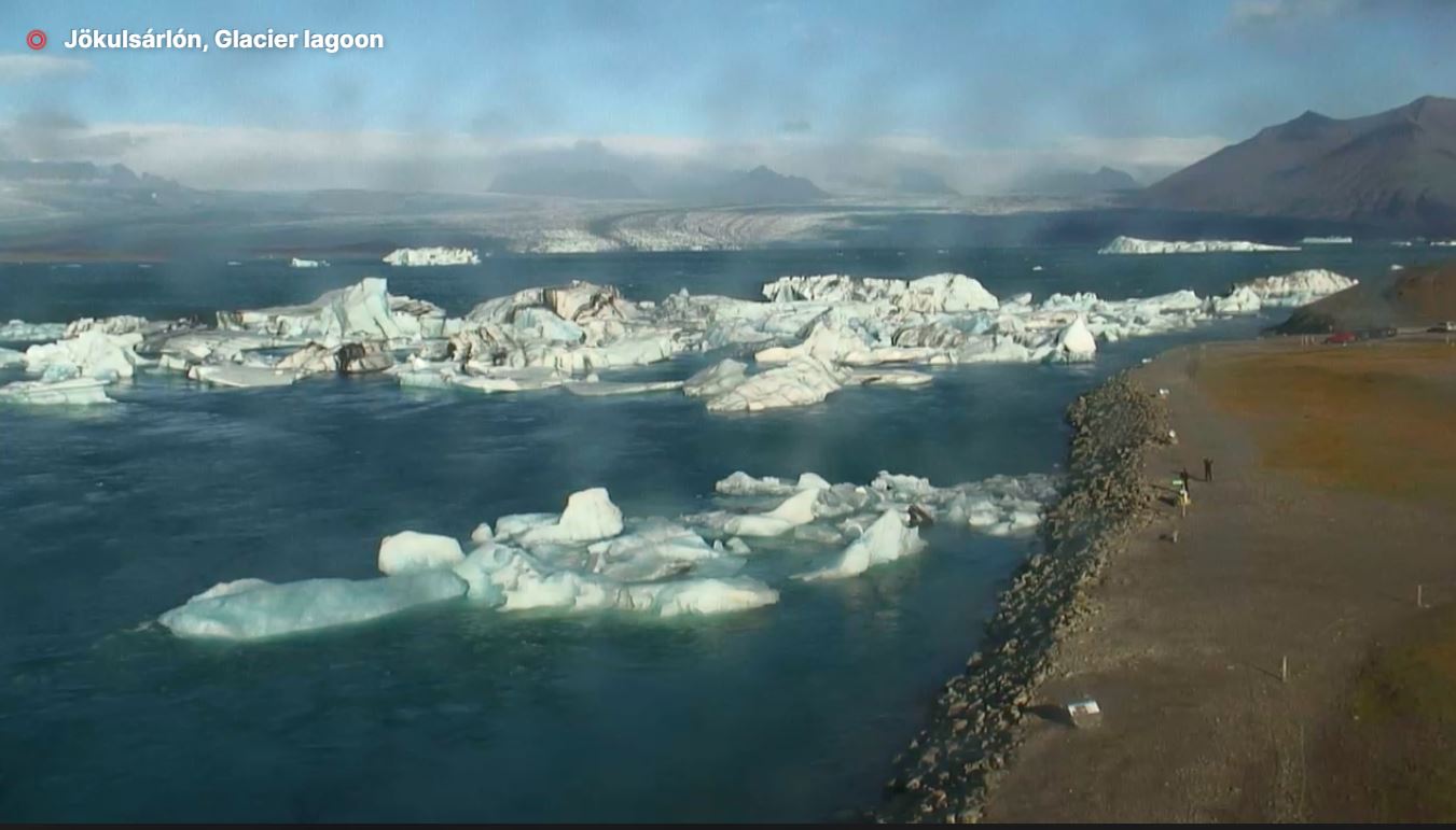 Webcam en direct de Jokulsarlon, Austurland, Islande