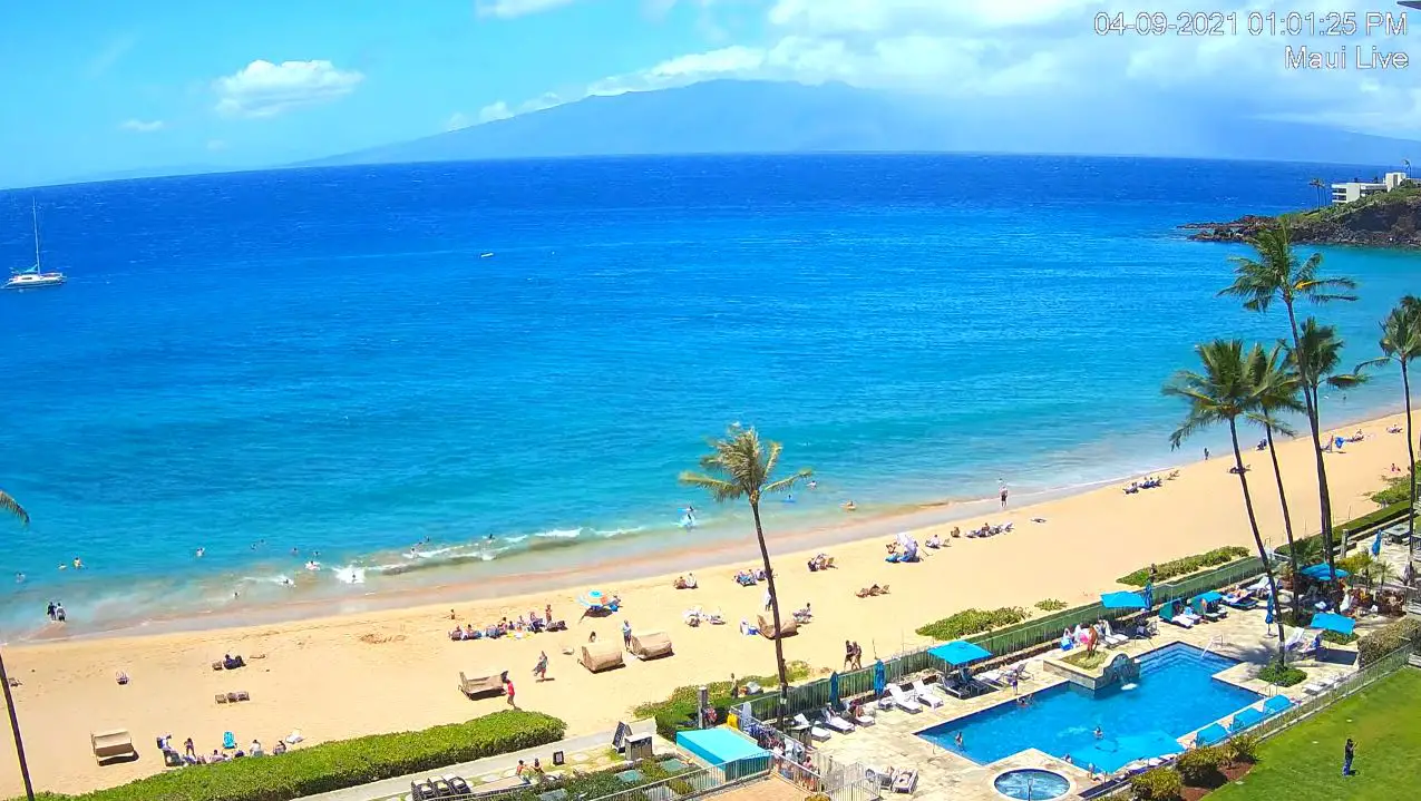 Webcam en direct de Kaanapali, Hawai, USA