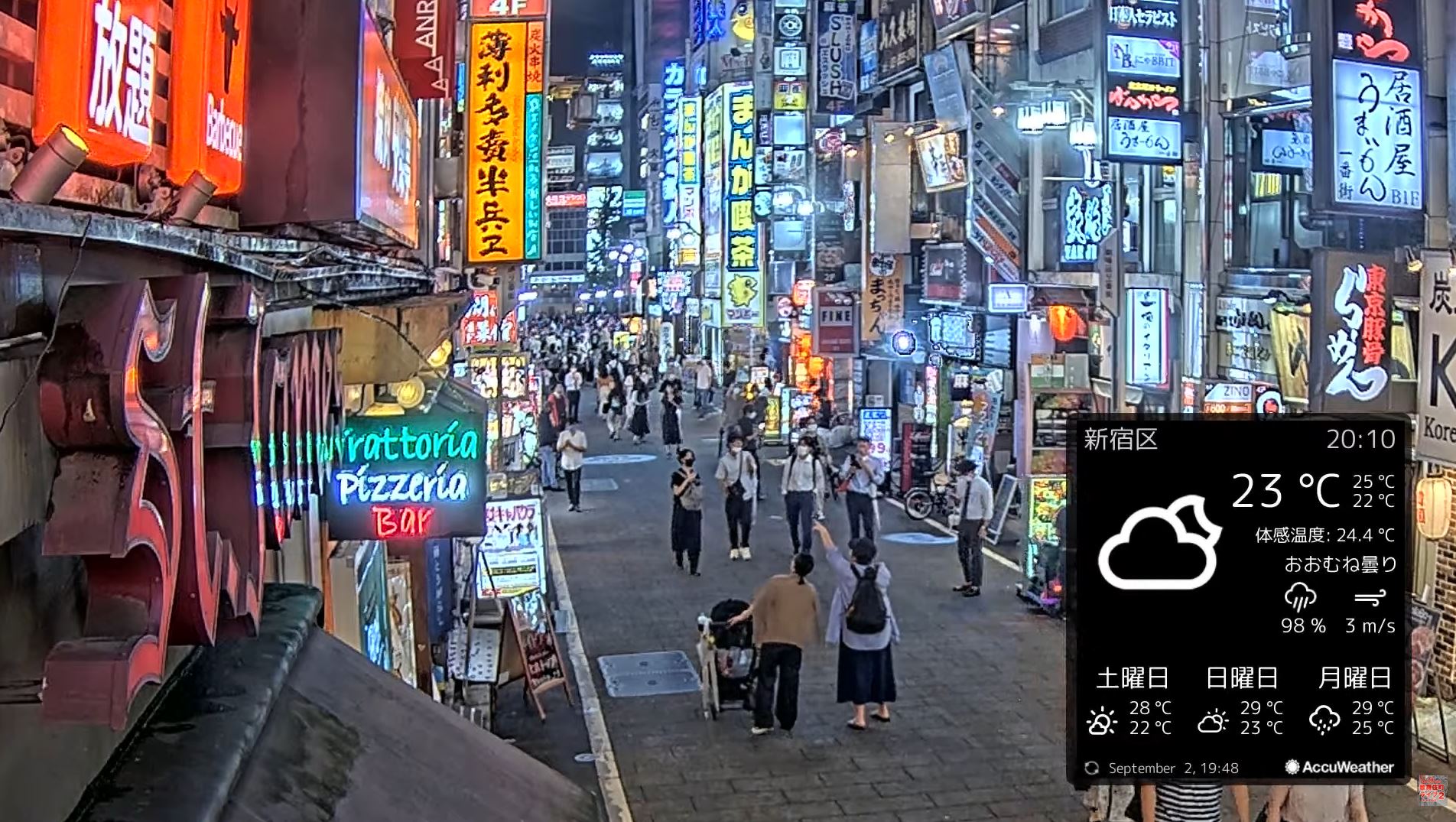Webcam en direct de Tokyo - Kabuchico, Kantô, Japon