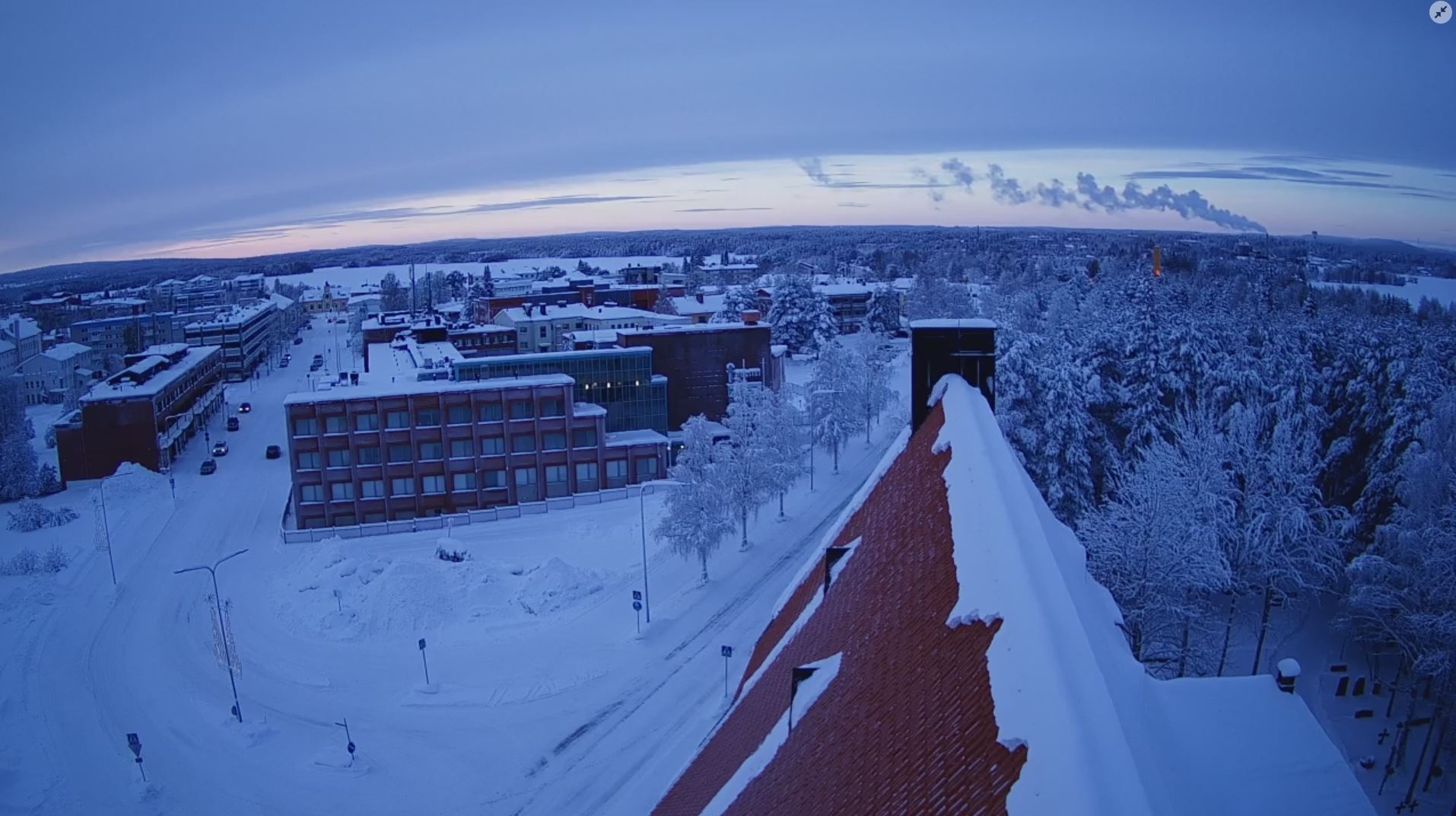 Webcam en direct de Kamijarvi, Laponie, Finlande