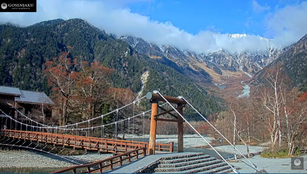 Webcam en direct de Kamikochi, Nagano, Japon