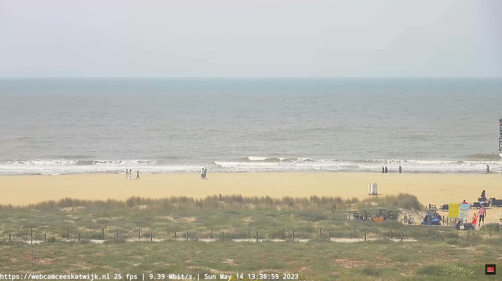 Webcam en direct de Katwijk, Hollande-Méridionale, Pays Bas