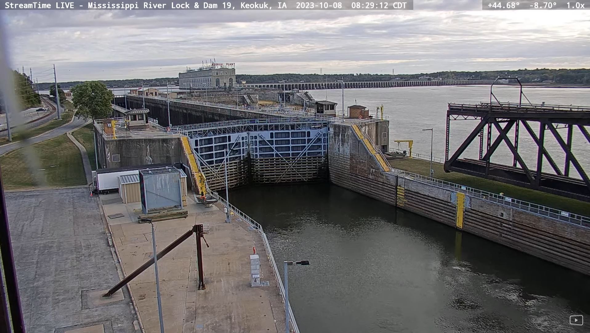 Webcam en direct de Keokuk, Iowa, USA