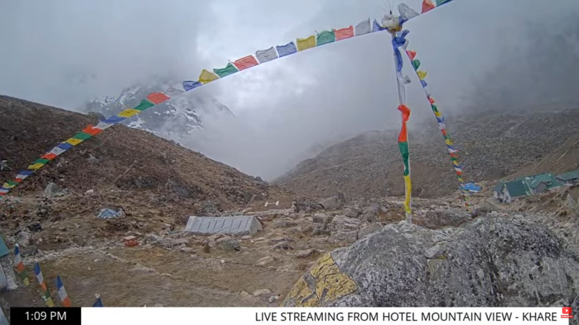 Webcam en direct de Khare, Himalaya, Népal
