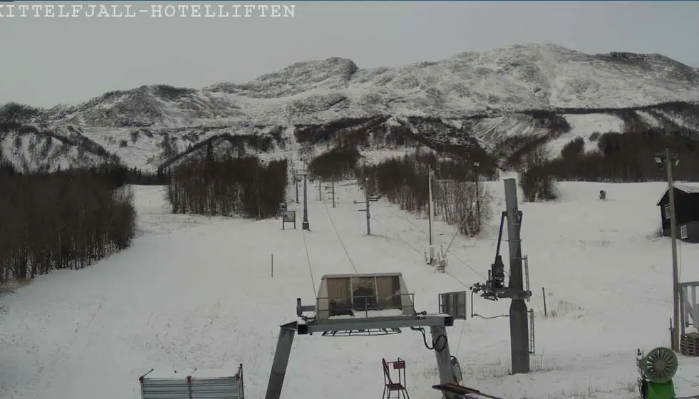 Webcam en direct de Kittelfjall, Harjedalen, Suède