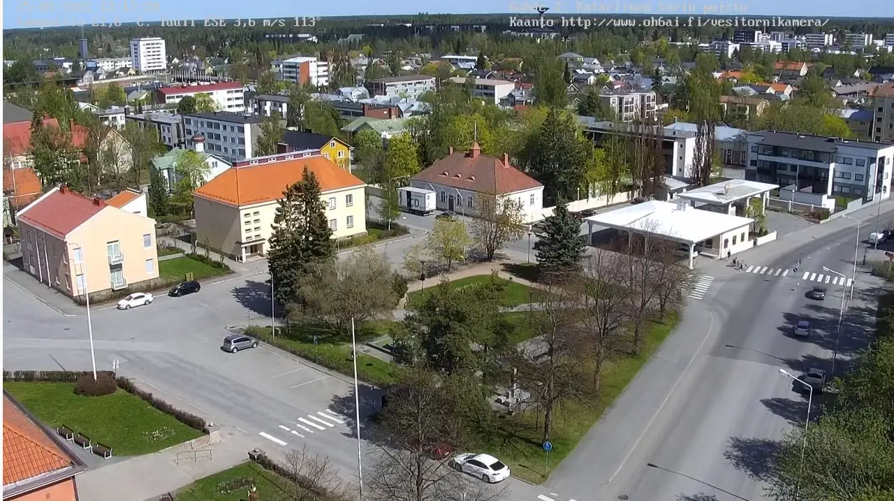 Webcam en direct de Kokkola, Ostrobotnie, Finlande