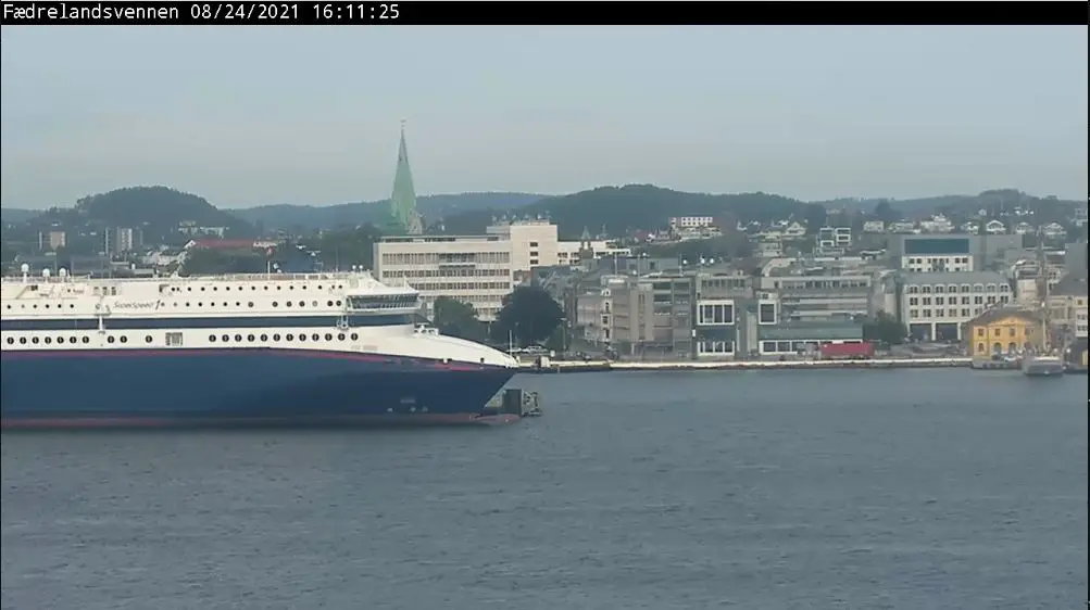 Webcam en direct de Kristiansand, Vest Adger, Norvège