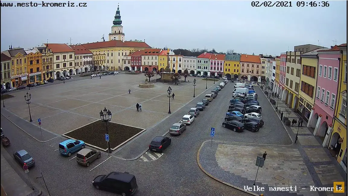Webcam en direct de Kromeriz, Moravie, République Tchèque