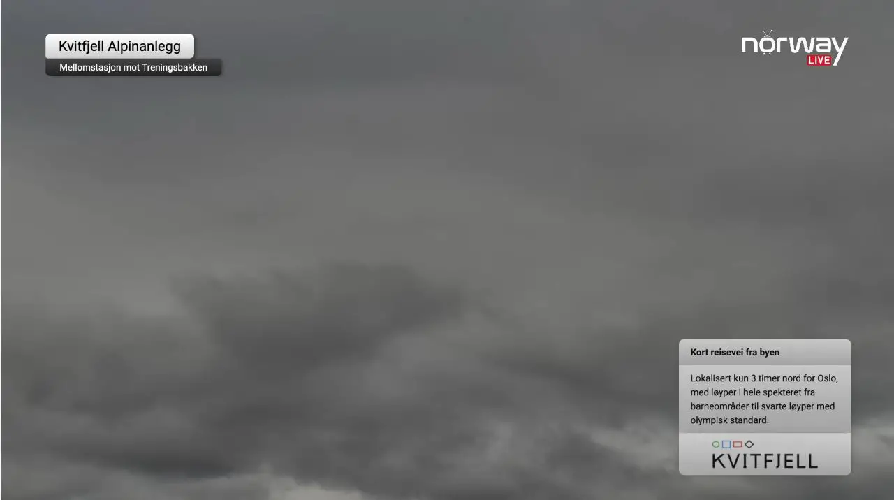 Webcam en direct de Kvitfjell, Oppland, Norvège