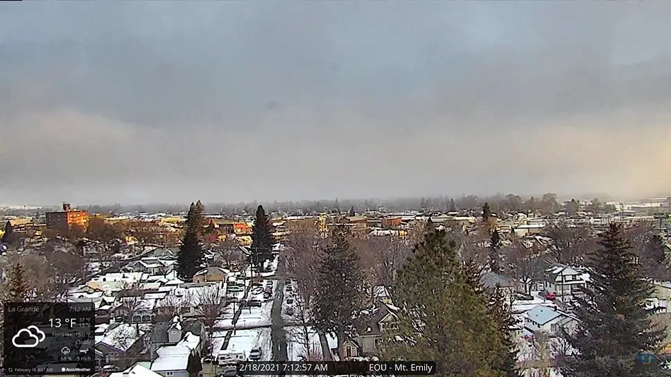 Webcam en direct de La Grande, Oregon, USA