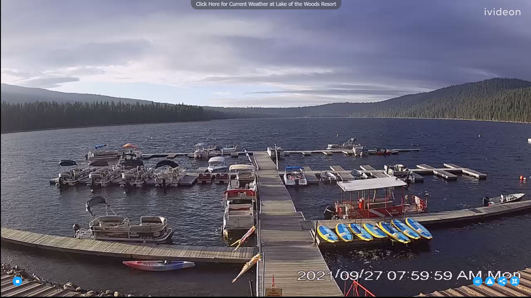 Webcam en direct de Lake of the Woods, Oregon, USA