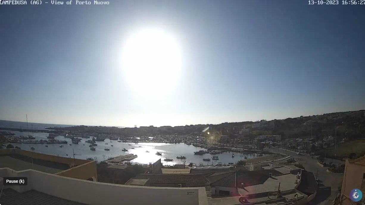 Webcam en direct de Lampedusa, îles Pélages, Italie