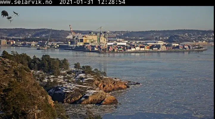 Webcam en direct de Larvik, Ostlandet, Norvège