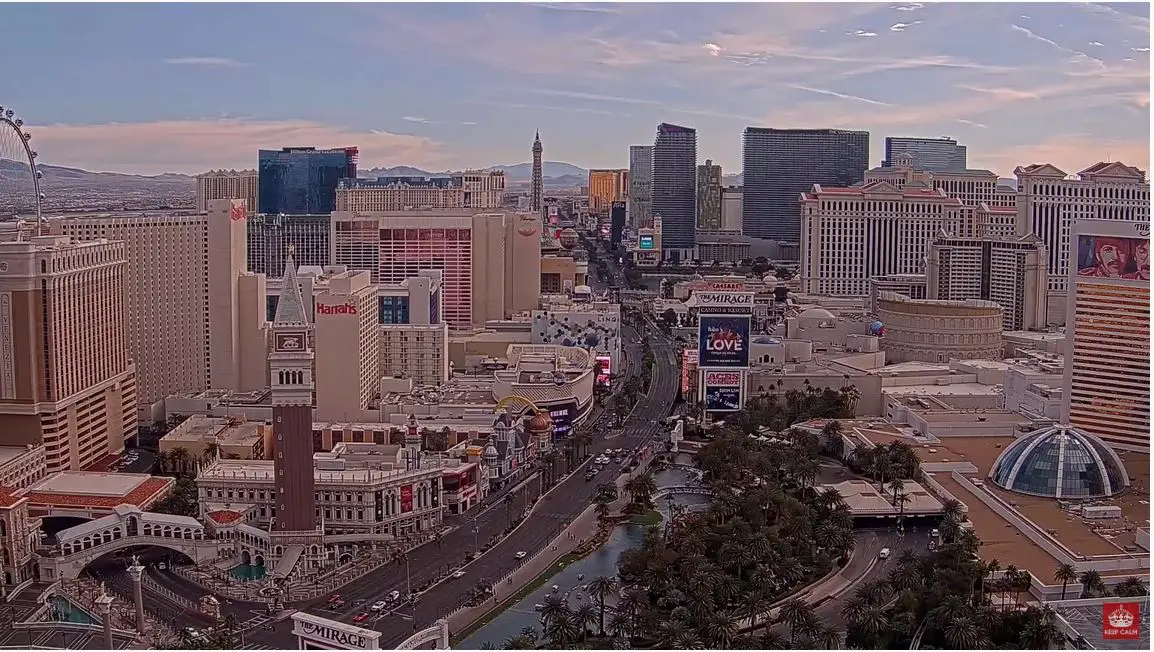 Webcam en direct de Las Vegas, Nevada, USA