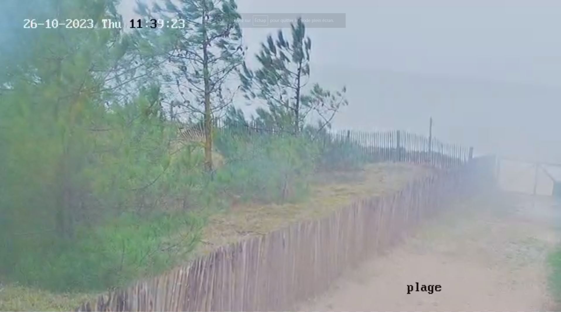 Webcam en direct de La Tranche-sur-Mer, Pays de la Loire, France