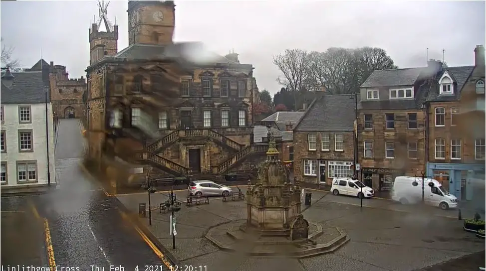 Webcam en direct de Linlithgow, West Lothian, Ecosse