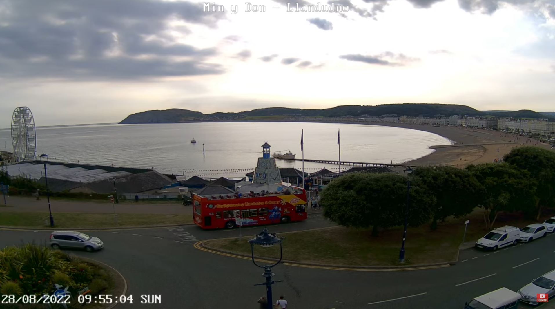 Webcam en direct de Llandudno, Cowny, Pays de Galles