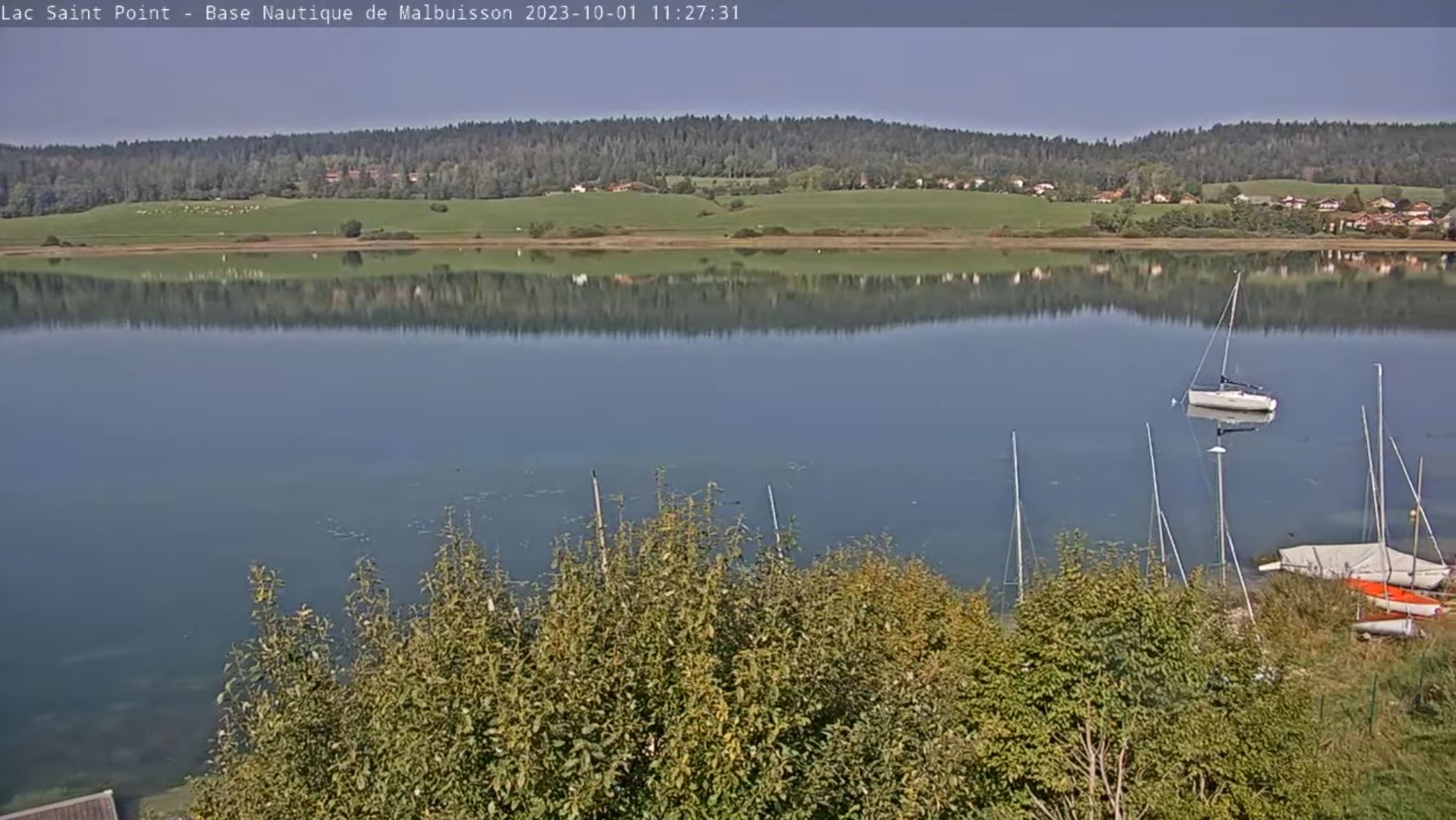 Webcam en direct de Lac Saint Point, Bourgogne-Franche-Comté, France