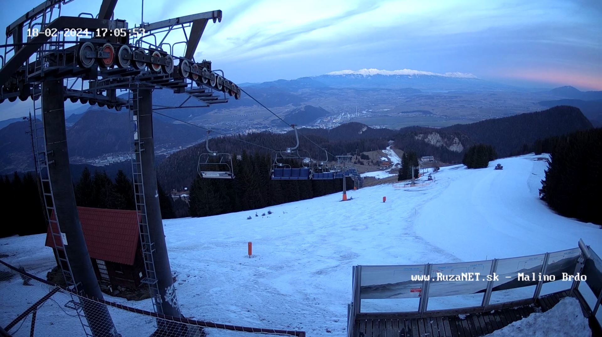 Webcam en direct de Malino Brdo, Zilina, Slovaquie