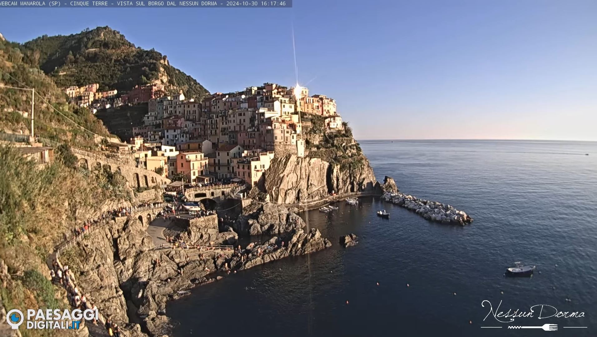 Webcam en direct de Manarola, Ligurie, Italie