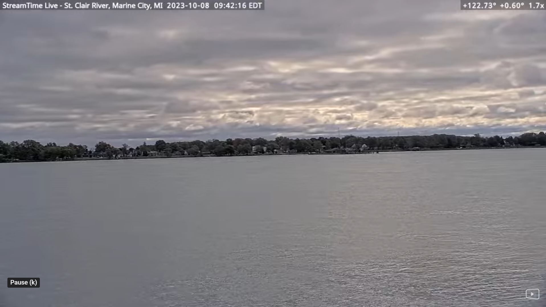 Webcam en direct de Marine City, Michigan, USA