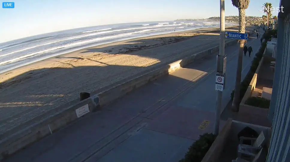 Webcam en direct de Mission Beach, Californie, USA