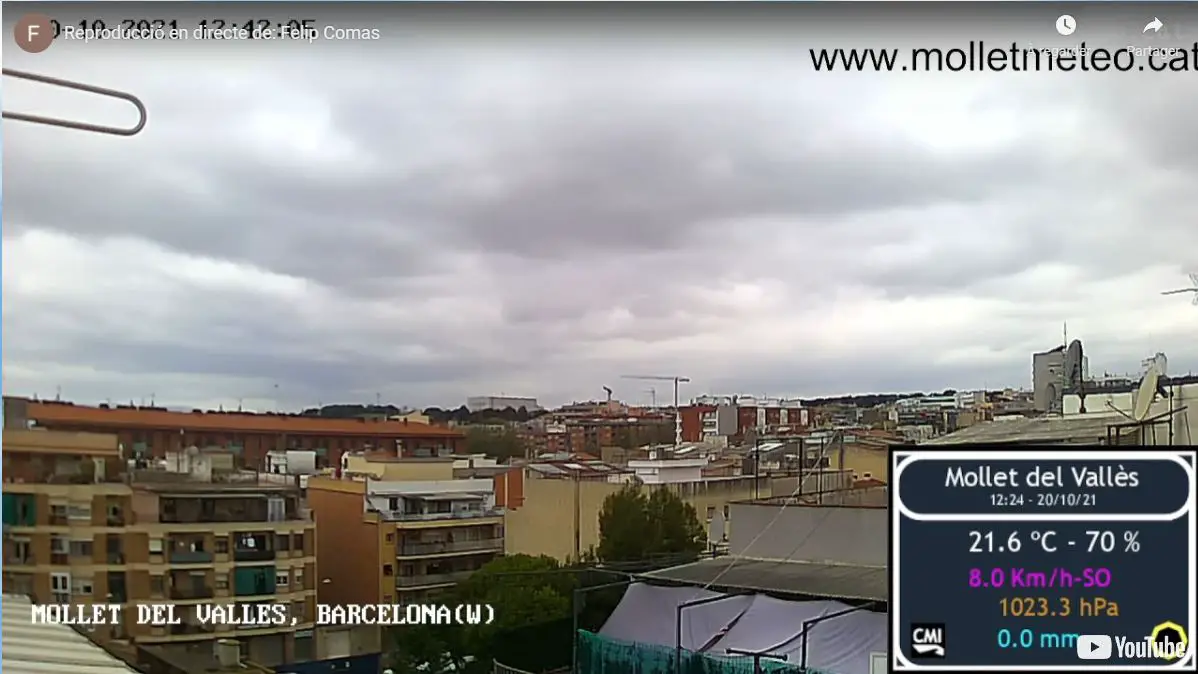 Webcam en direct de Mollet del Valles, Catalogne, Espagne