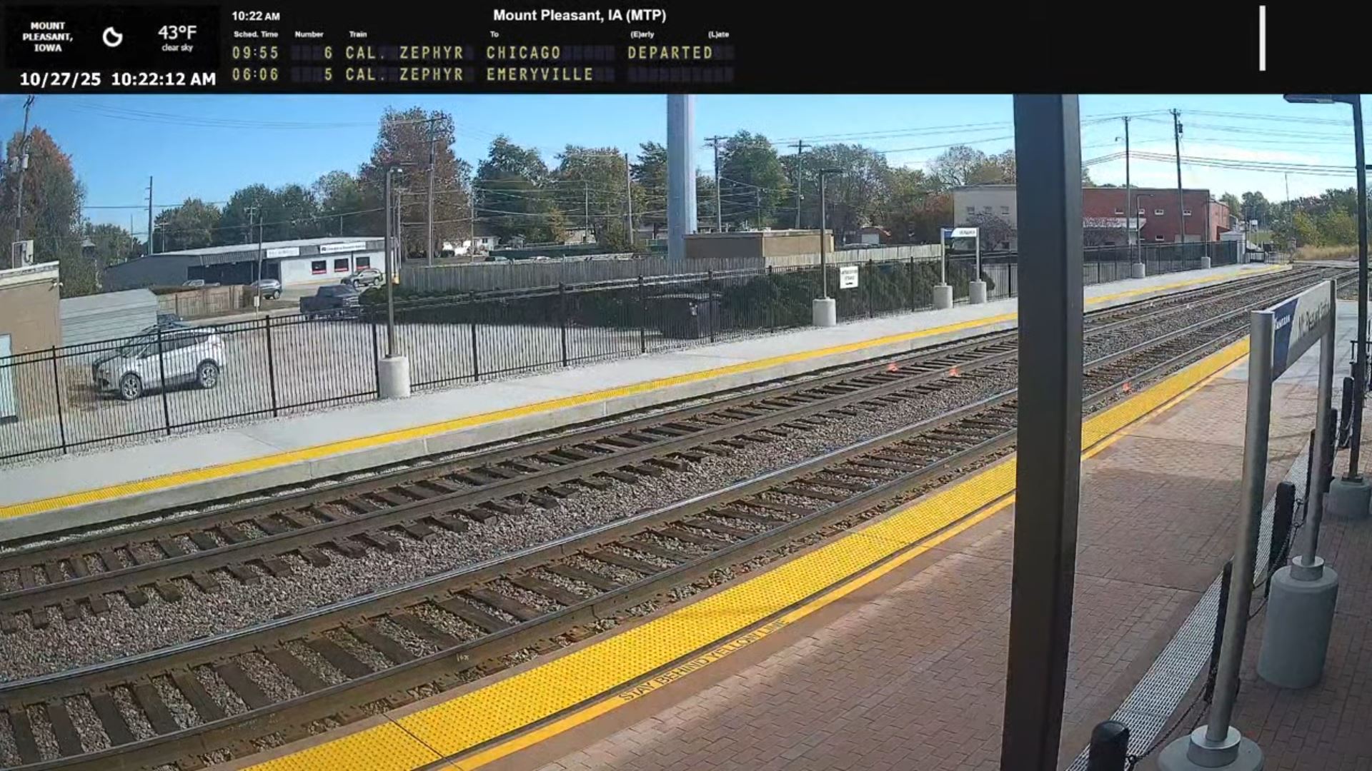 Webcam en direct de Mount Pleasant, Iowa, USA
