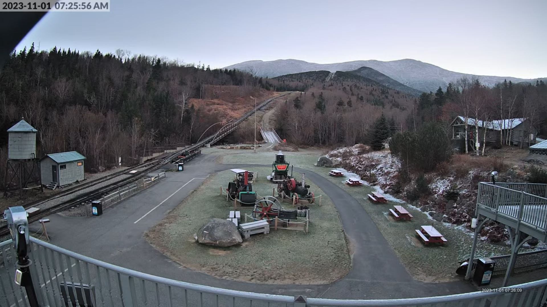 Webcam en direct de Mont Washington Railway, New Hampshire, USA
