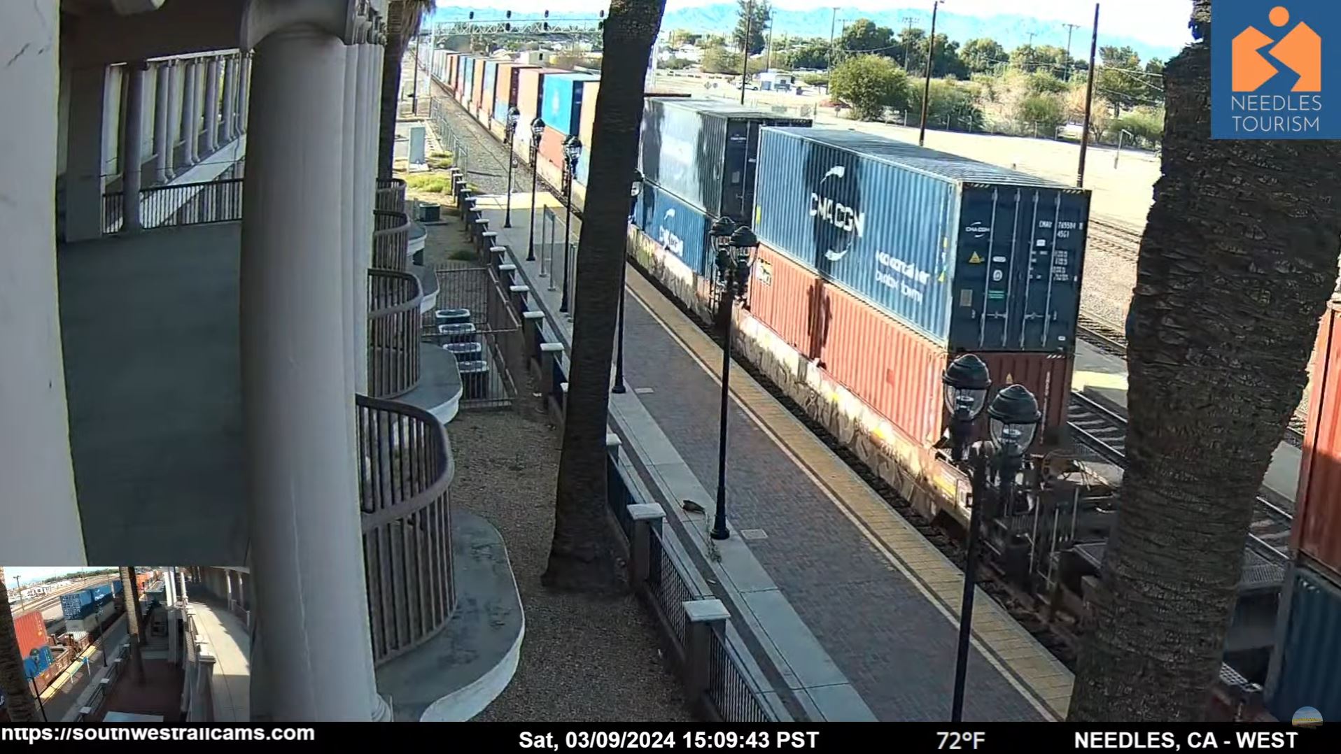 Webcam en direct de Needles, Californie, USA