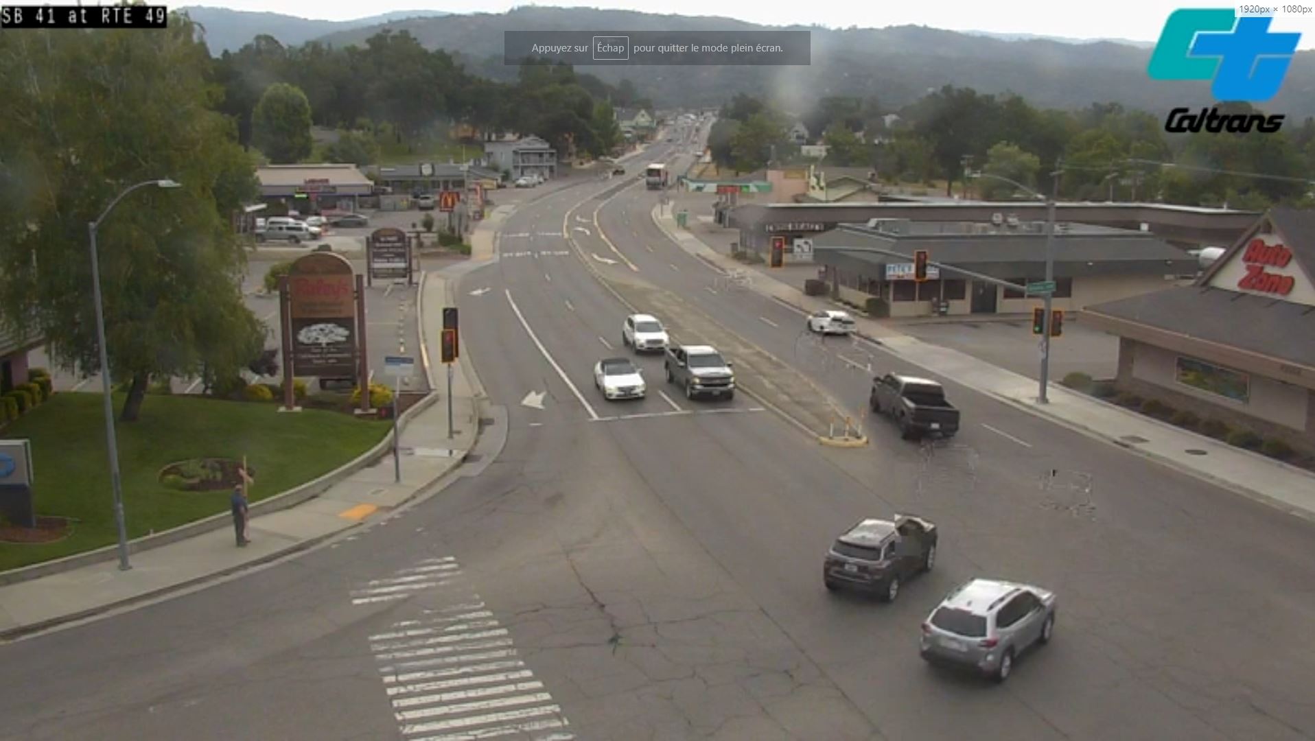 Webcam en direct de Oakhurst, Californie, USA