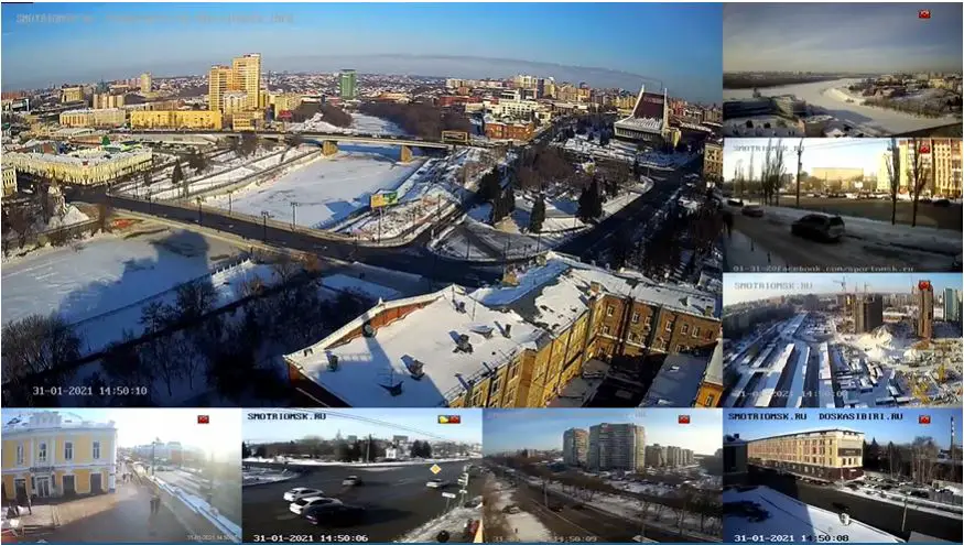 Webcam en direct de Omsk, Sibérie de l'Ouest, Russie