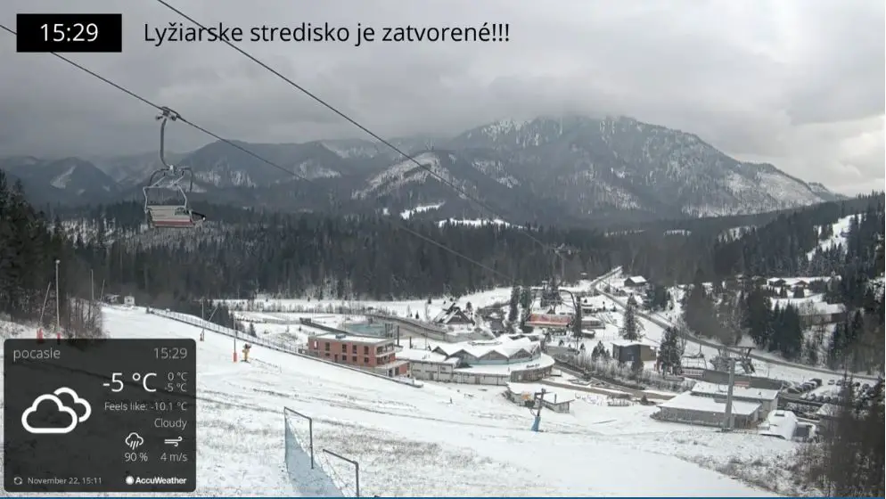 Webcam en direct de Oravice, Zilina, Slovaquie