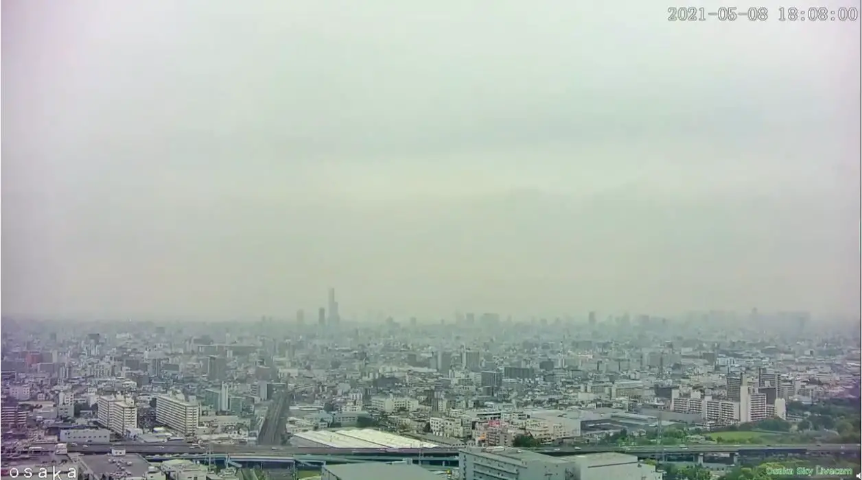 Webcam en direct de Osaka, Kansai, Japon