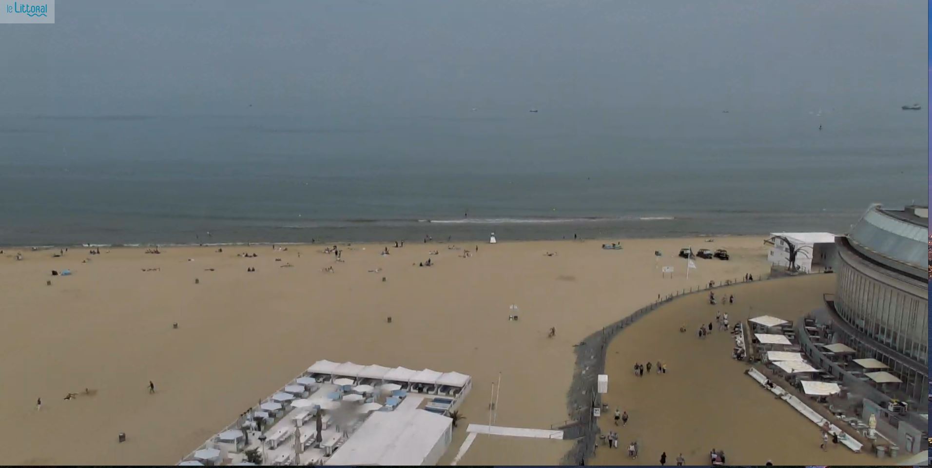 Webcam en direct de Ostende, Région Flamande, Belgique