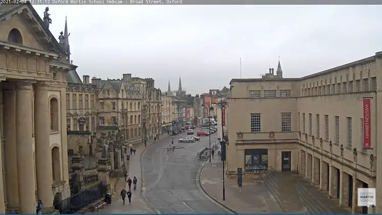 Webcam en direct de Oxford, Oxfordshire, Angleterre