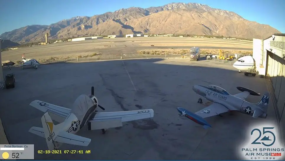 Webcam en direct de Palm Springs, Californie, USA