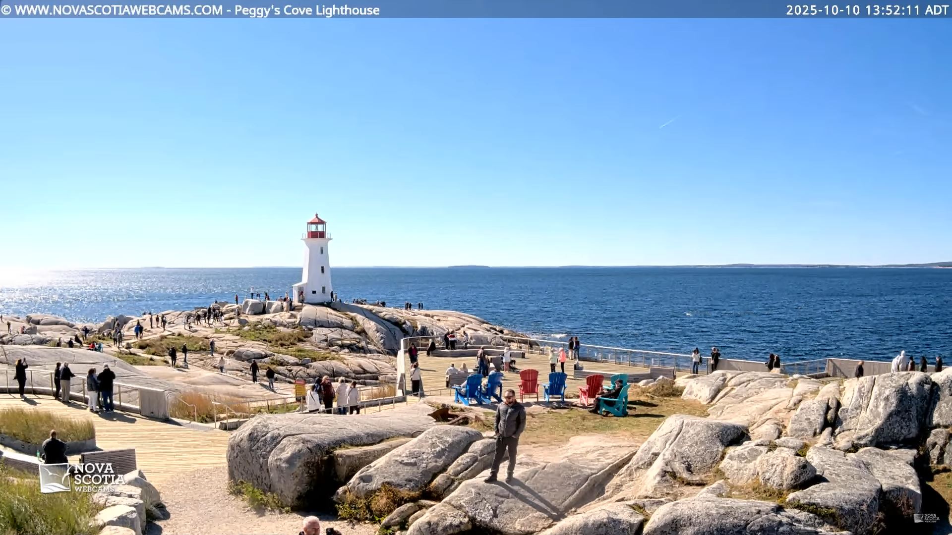 Webcam en direct de Peggy's Cove Lighthouse, Nova Scotia, Canada