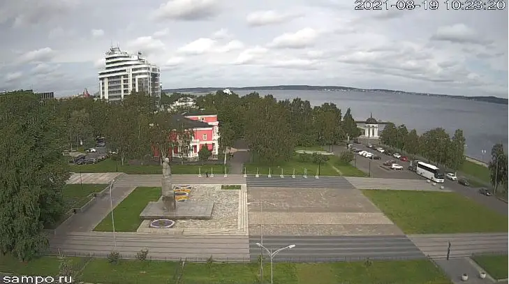 Webcam en direct de Petrozavodsk, Carélie, Russie
