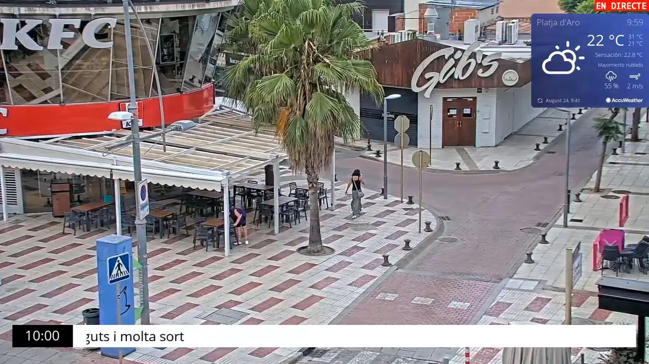 Webcam en direct de Platja d'Aro, Catalogne, Espagne
