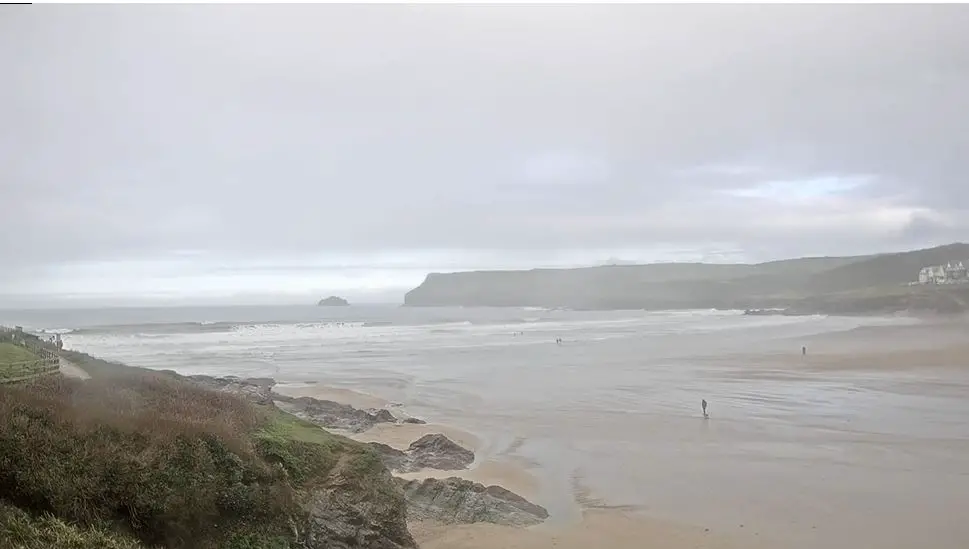 Webcam en direct de Polzeath, Cornouailles, Angleterre