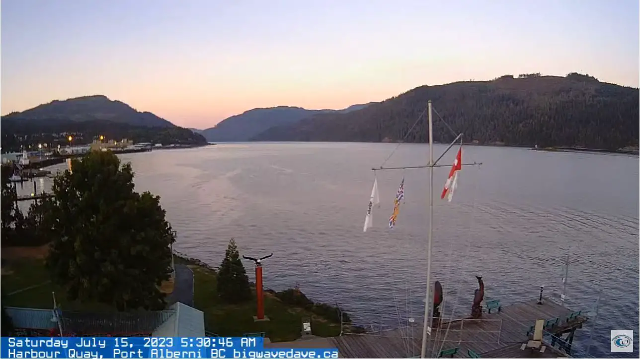 Webcam en direct de Port Albertini, Colombie Britannique, Canada