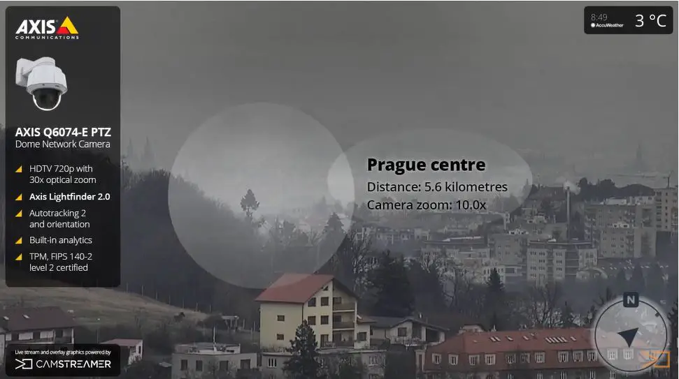 Webcam en direct de Prague, Prague, République Tchèque