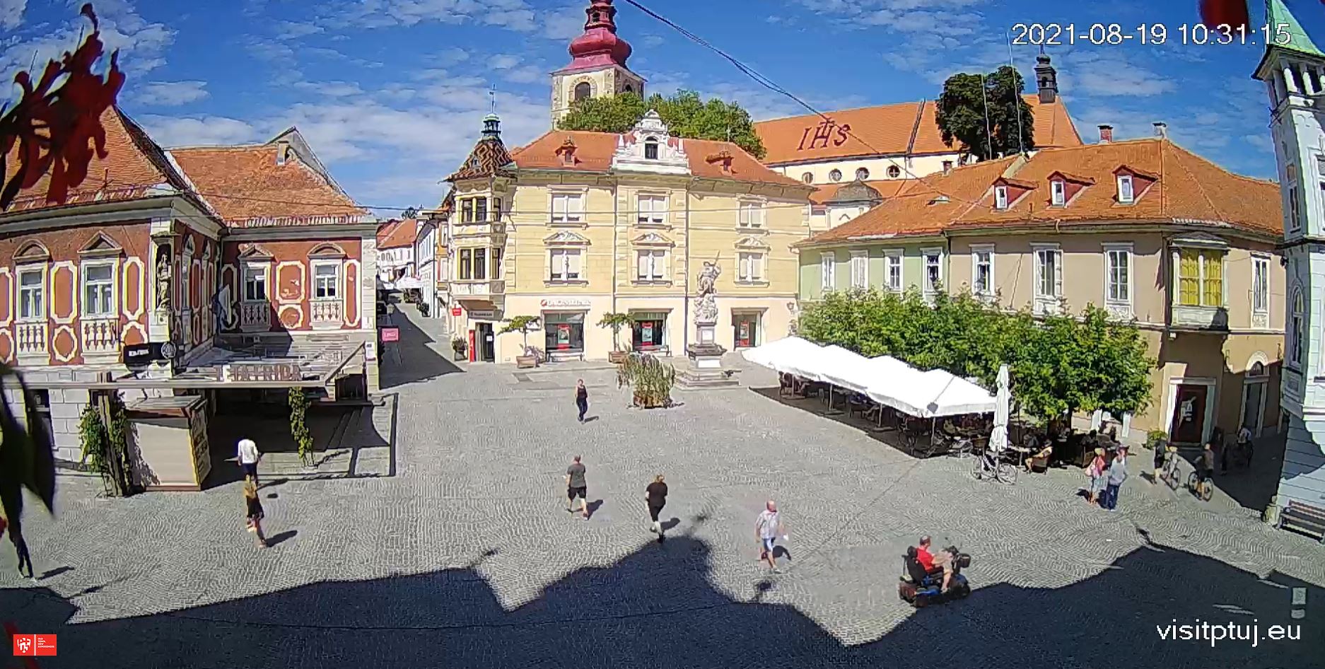 Webcam en direct de Ptuj, Maribor, Slovénie