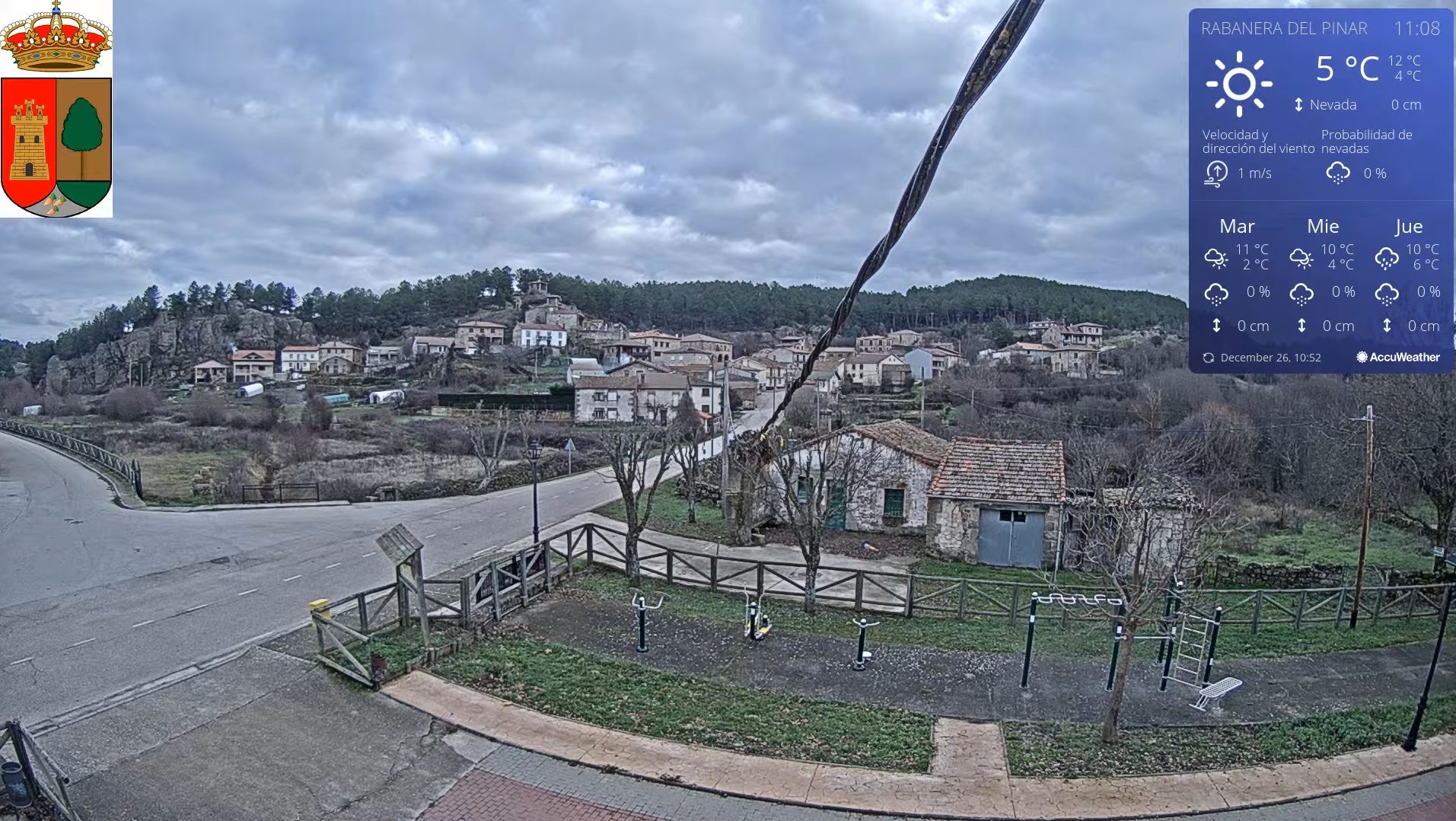 Webcam en direct de Rabanera del Pinar, Burgos, Espagne