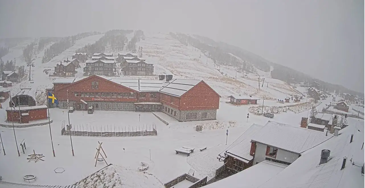 Webcam en direct de Ramundberget, Ostersund, Suède