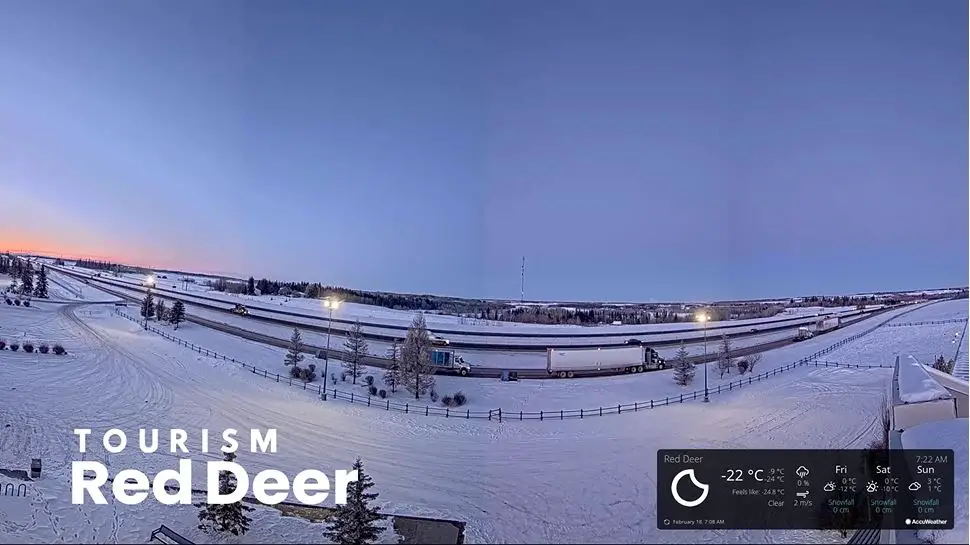 Webcam en direct de Red Deer, Alberta, Canada