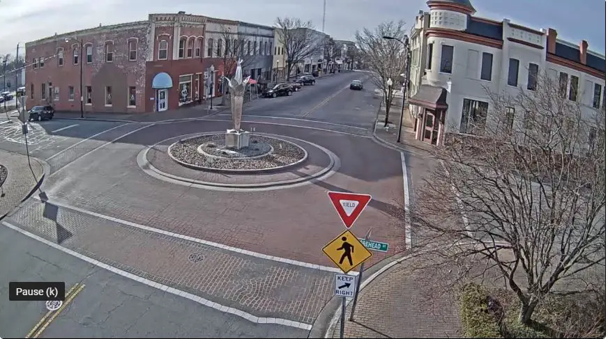 Webcam en direct de Reidsville, Caroline du Nord, USA