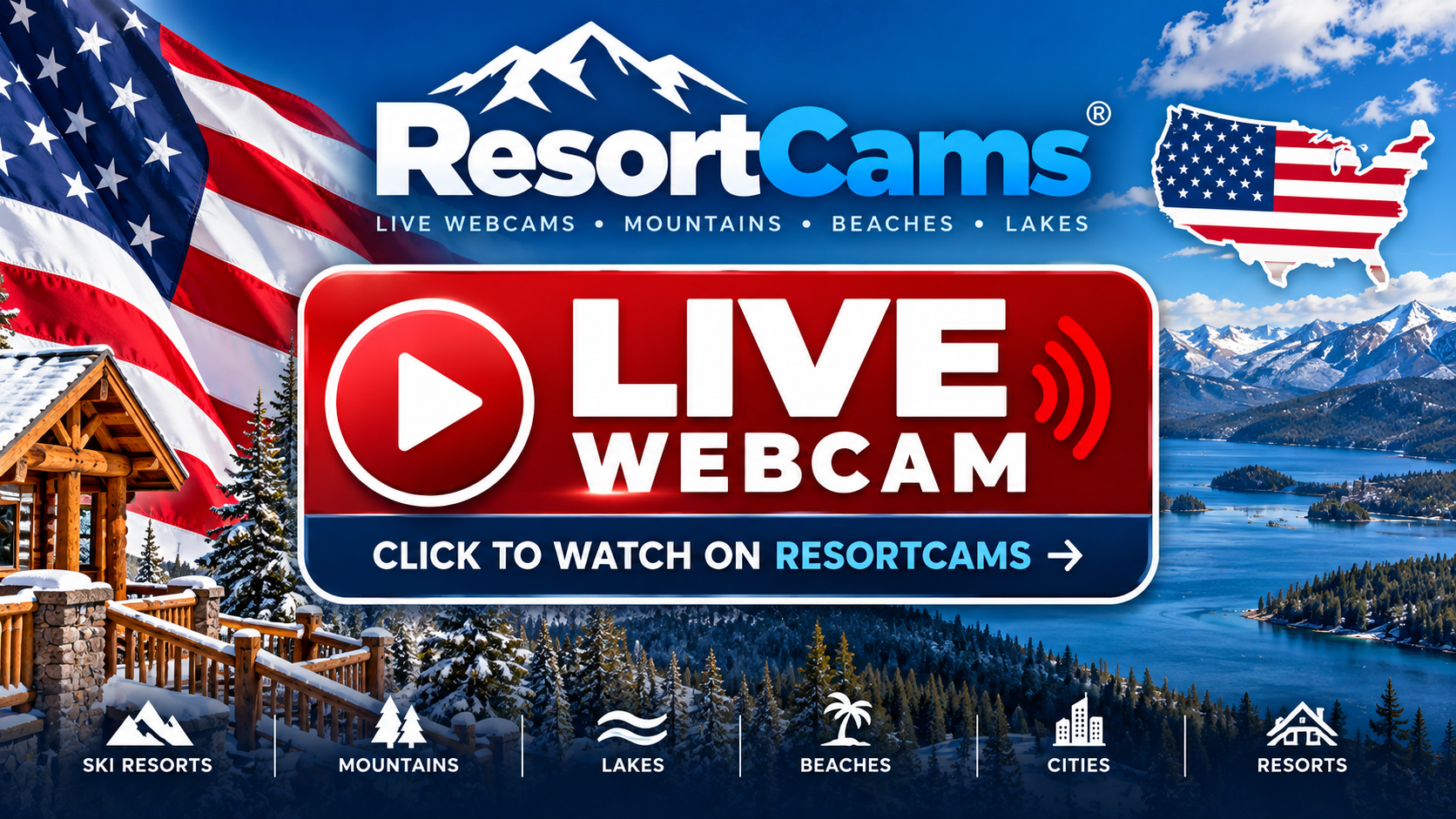 Cliquez ici pour voir le live sur ResortCams