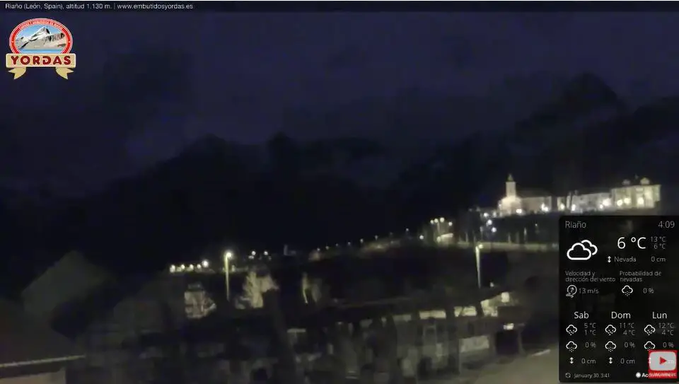 Webcam en direct de Riano, León, Espagne